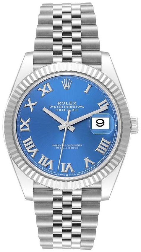 Rolex Herrklocka 126334-0026 Datejust 41 Blå/Stål Ø41 mm - Rolex
