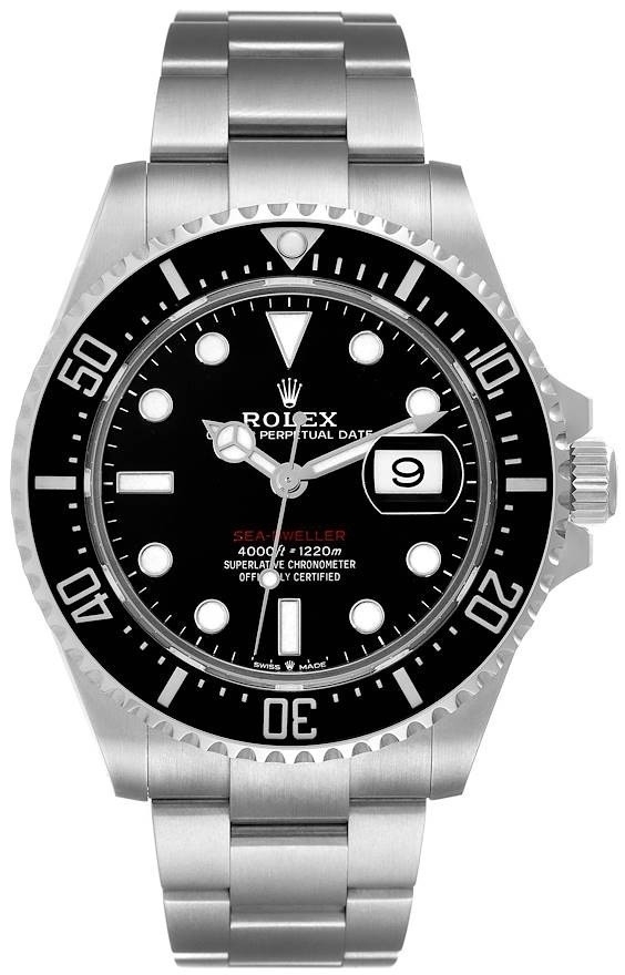 Rolex Herrklocka 126600-0001 Sea-Dweller Svart/Stål Ø43 mm - Rolex