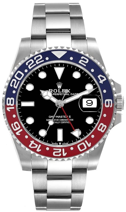 Rolex Herrklocka 126710BLRO-0002 GMT-Master II Svart/Stål Ø40 mm