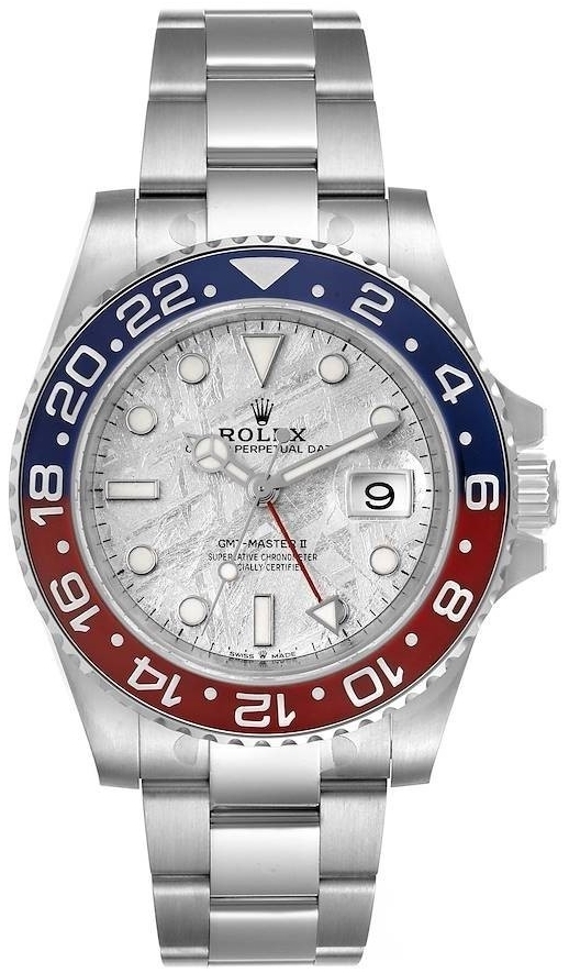 Rolex Herrklocka 126719BLRO-0002 Gmt-Master Ii Pepsi Silverfärgad/18 - Rolex