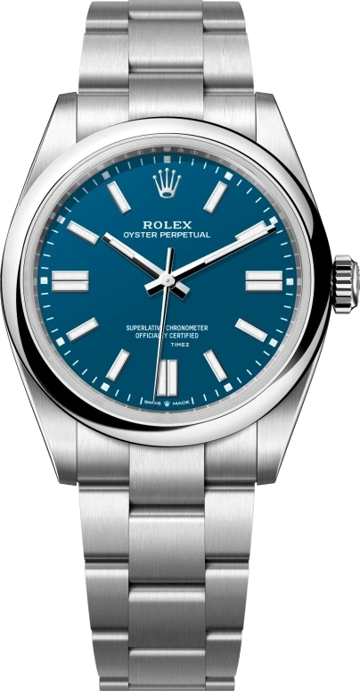 Rolex Herrklocka 134300-0009 Oyster Perpetual 41 Blå/Stål Ø41 mm - Rolex