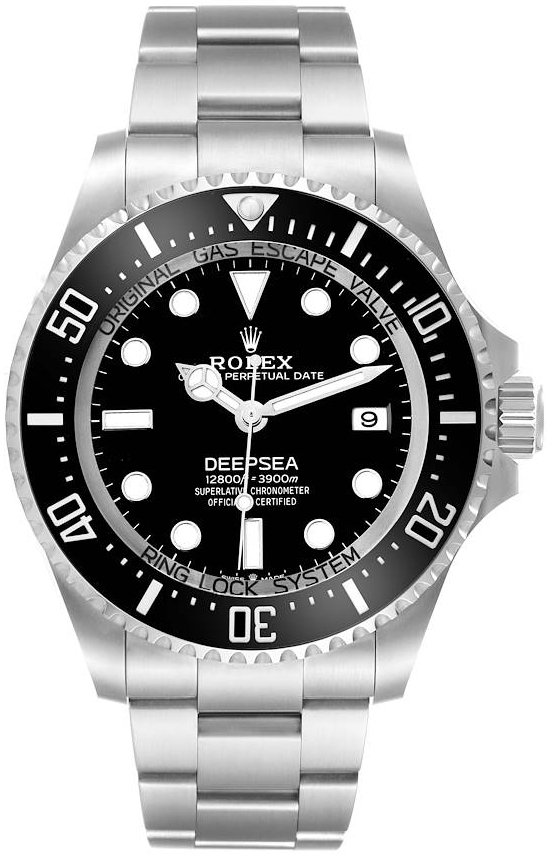Rolex 136660-0006 Deep Sea Svart/Stål Ø44 mm - Rolex