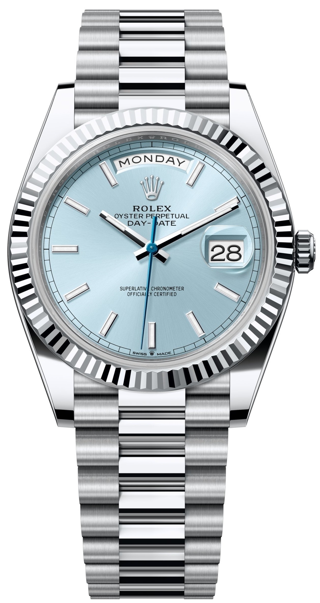 Rolex Herrklocka 228236-0018 Day-Date 40 Blå/Platina Ø40 mm