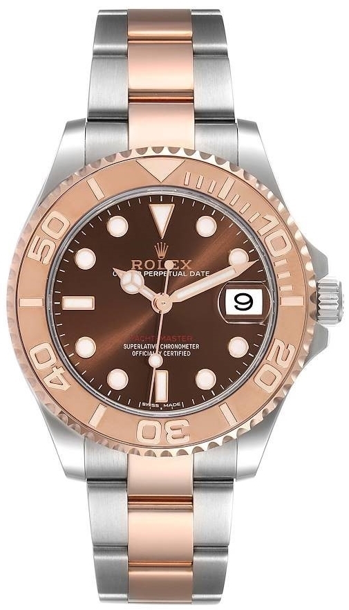 Rolex Herrklocka 268621-0003 Yacht-Master 37 Brun/18 karat roséguld - Rolex