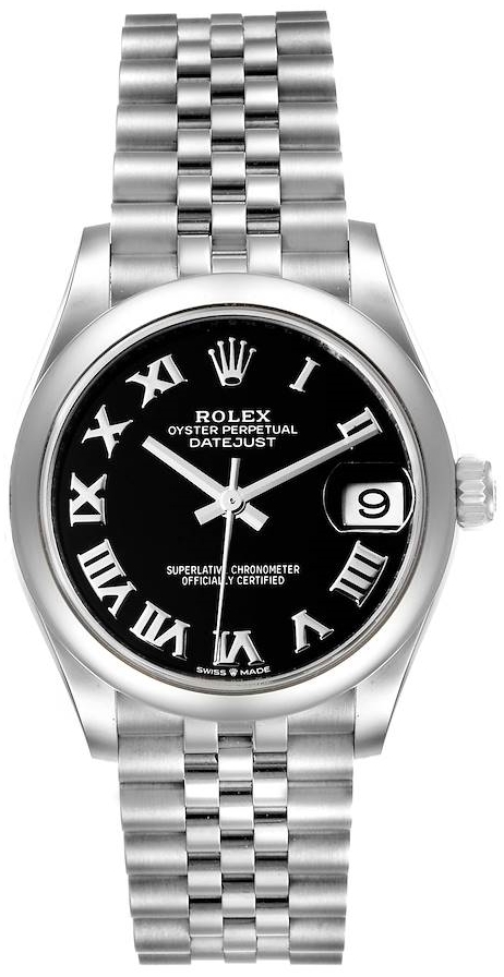 Rolex Damklocka 278240-0002 Datejust 31 Svart/Stål Ø31 mm - Rolex