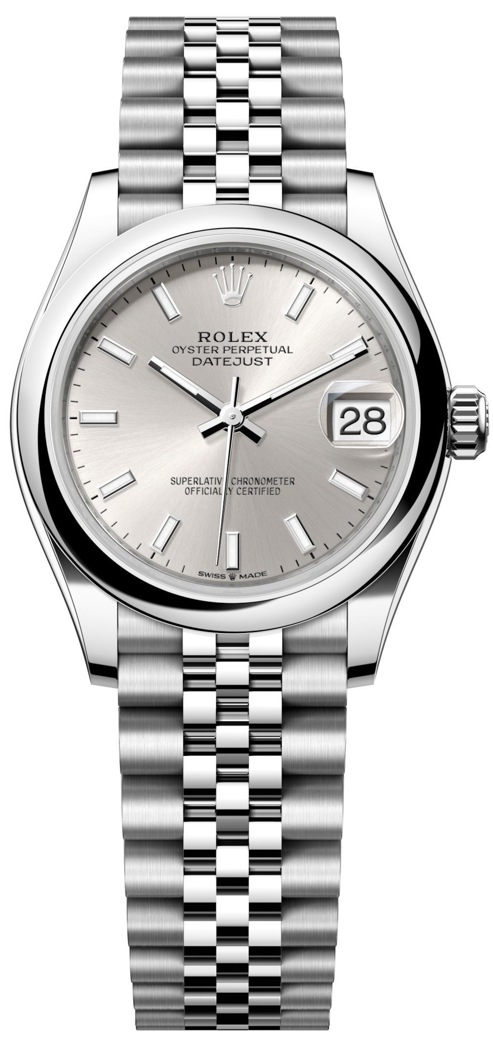 Rolex Damklocka 278240-0006 Datejust 31 Silverfärgad/Stål Ø31 mm - Rolex
