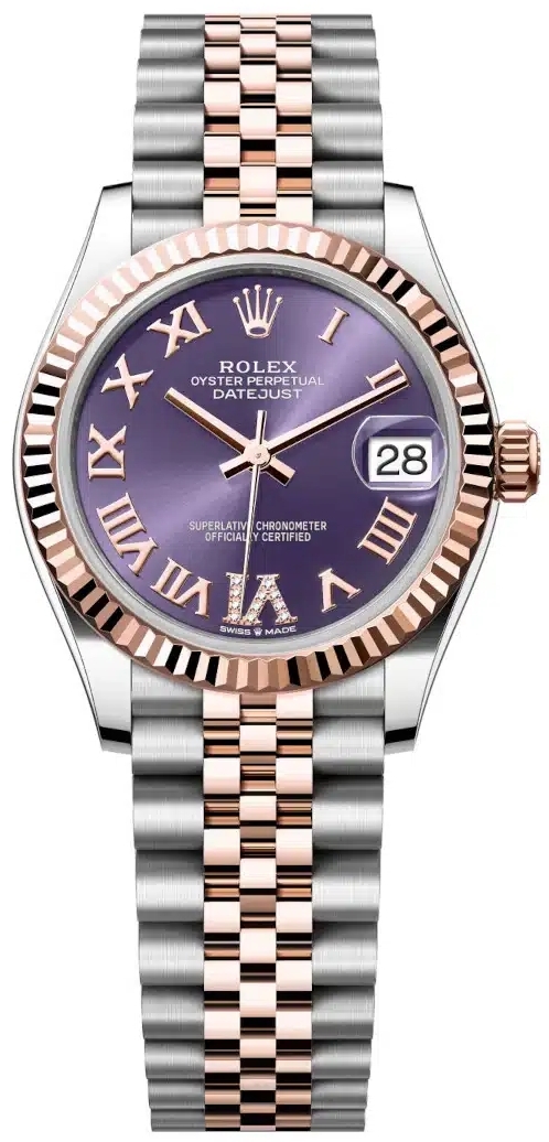 Rolex 278271-0020 Datejust 31 Lila/18 karat roséguld Ø31 mm - Rolex