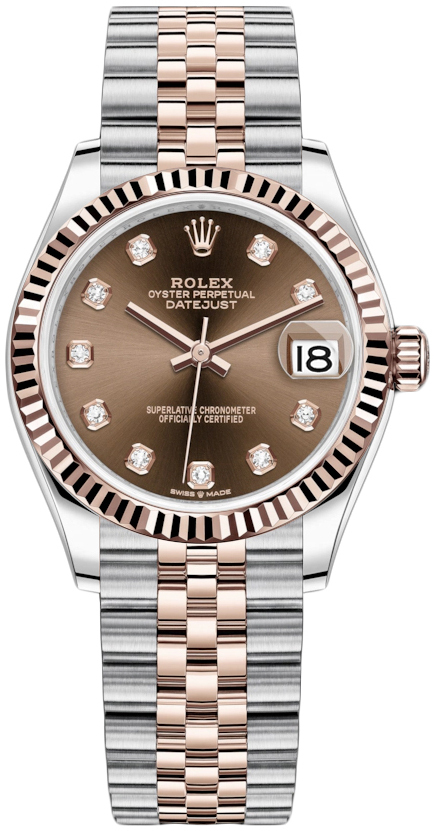 Rolex Damklocka 278271-0028 Datejust 31 Brun/18 karat roséguld Ø31 - Rolex