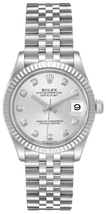 Rolex Damklocka 278274-0030 Datejust 31 Silverfärgad/Stål Ø31 mm - Rolex