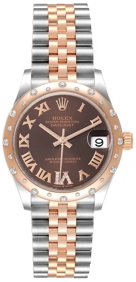 Rolex Damklocka 278341RBR-0004 Datejust 31 Brun/Stål Ø31 mm - Rolex