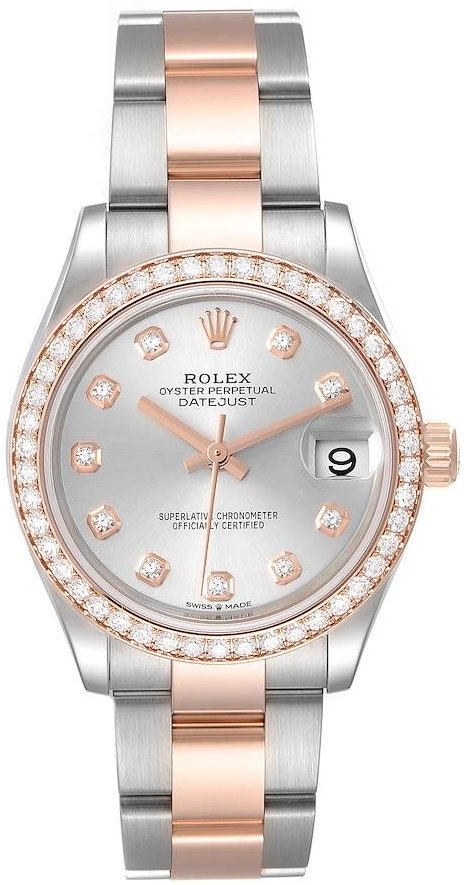 Rolex Damklocka 278381RBR-0015 Datejust 31 Silverfärgad/18 karat - Rolex