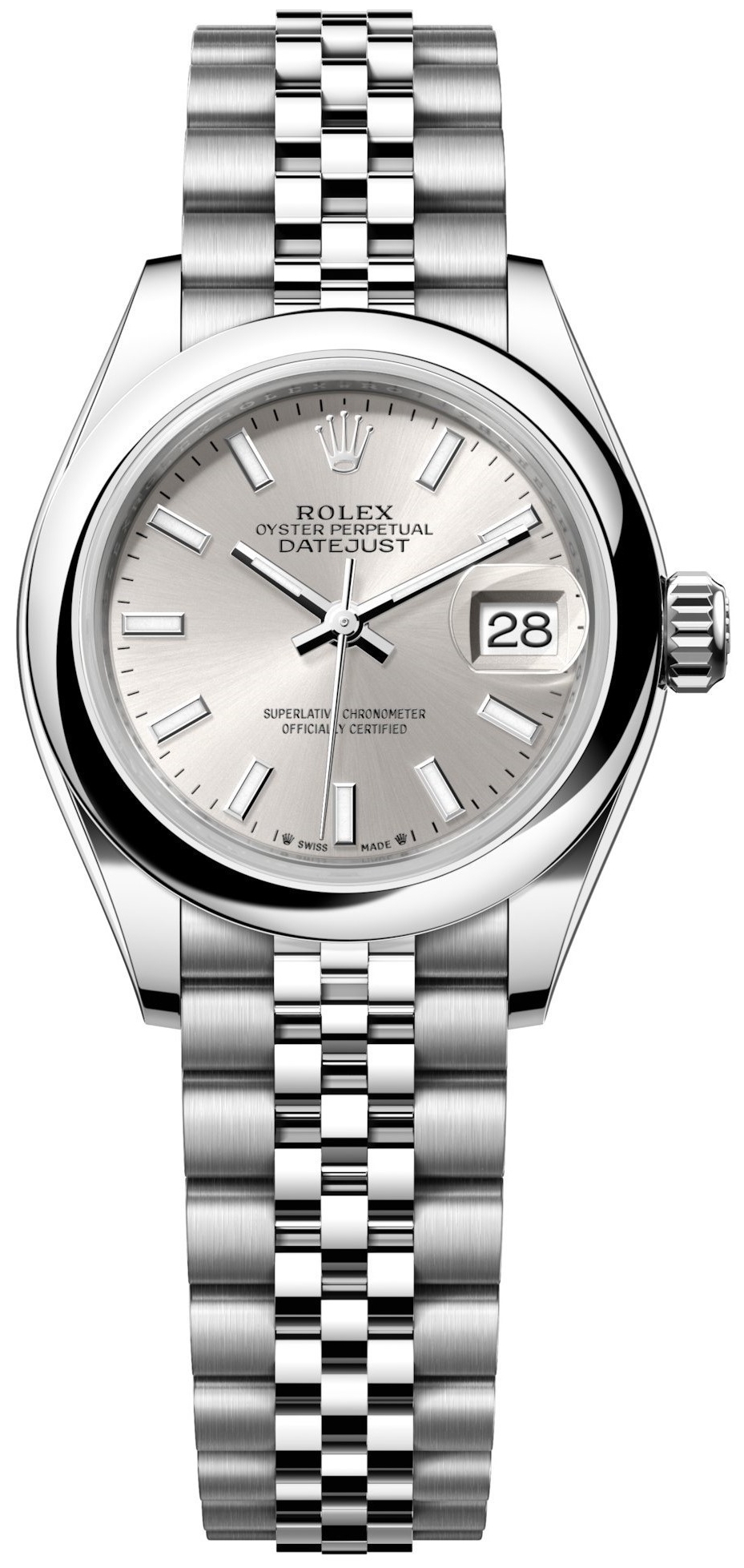 Rolex Damklocka 279160-0005 Lady-Datejust 28 Silverf&auml;rgad/St&aring;l &Oslash;28