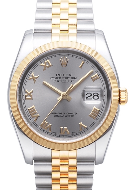Rolex Datejust Gold/Steel Herrklocka 116233-0204 Silverfärgad/18 karat - Rolex
