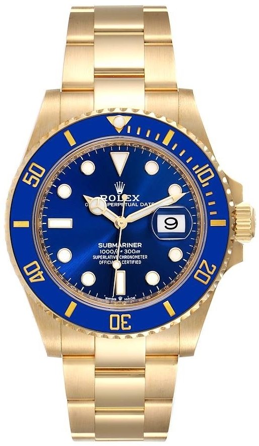 Rolex Herrklocka 126618LB-0002 Submariner Blå/18 karat gult guld - Rolex