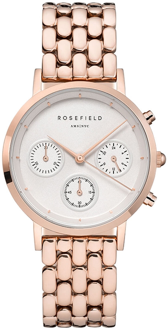 Rosefield Damklocka NWG-N91 The Gabby Antikvit/Roséguldstonat stål - Rosefield
