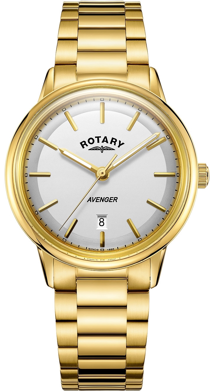 Rotary Herrklocka GB05343/02 Avenger Silverfärgad/Gulguldtonat stål - Rotary