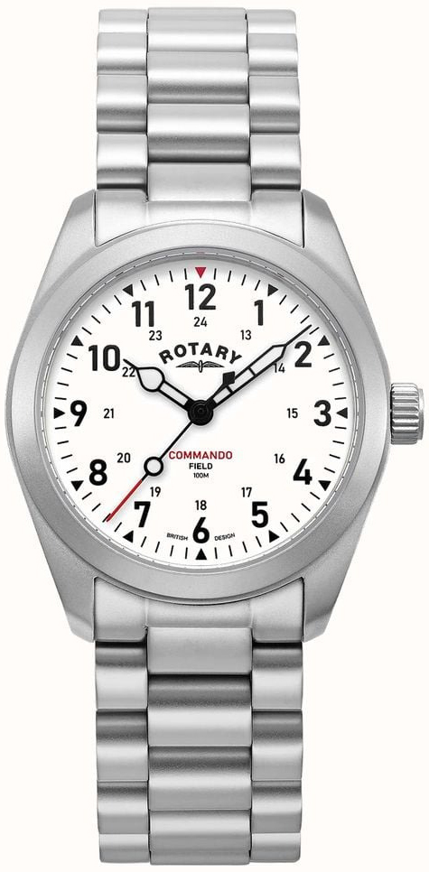 Rotary GB05535/18 Commando Vit/Stål Ø37 mm - Rotary