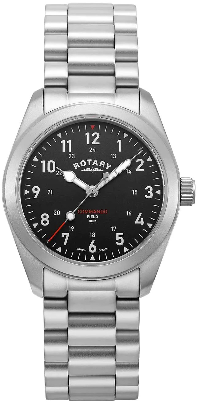 Rotary GB05535/19 Commando Svart/Stål Ø37 mm - Rotary