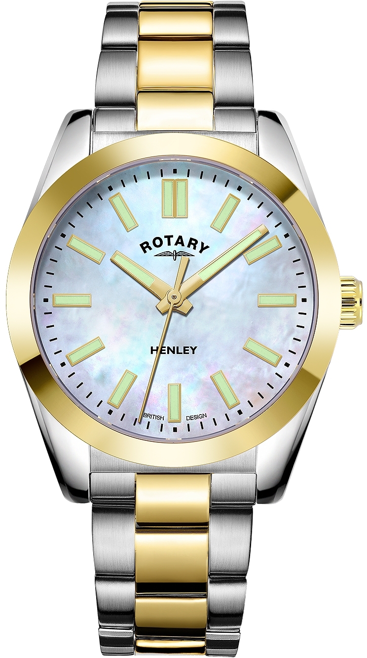 Rotary Damklocka LB05281/41 Henley Vit/Stål Ø30 mm - Rotary