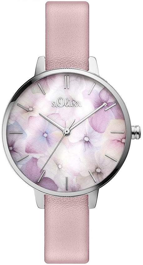 s.Oliver Damklocka SO-3521-LQ S.Oliver Classic Silverfärgad/Läder - s.Oliver