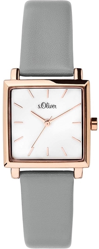 s.Oliver Damklocka SO-3711-LQ S.Oliver Classic Silverfärgad/Läder - s.Oliver