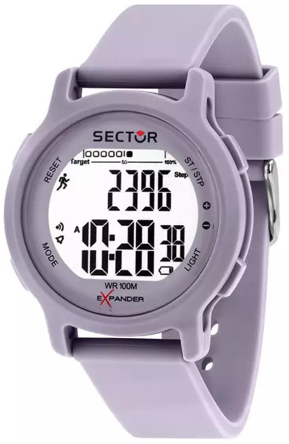 Sector Herrklocka R3251191501 Ex-27 LCD/Gummi &Oslash;43 mm