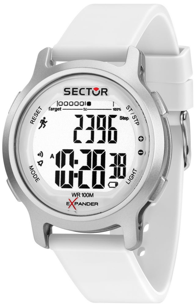 Sector Herrklocka R3251191502 Ex-27 LCD/Gummi &Oslash;43 mm