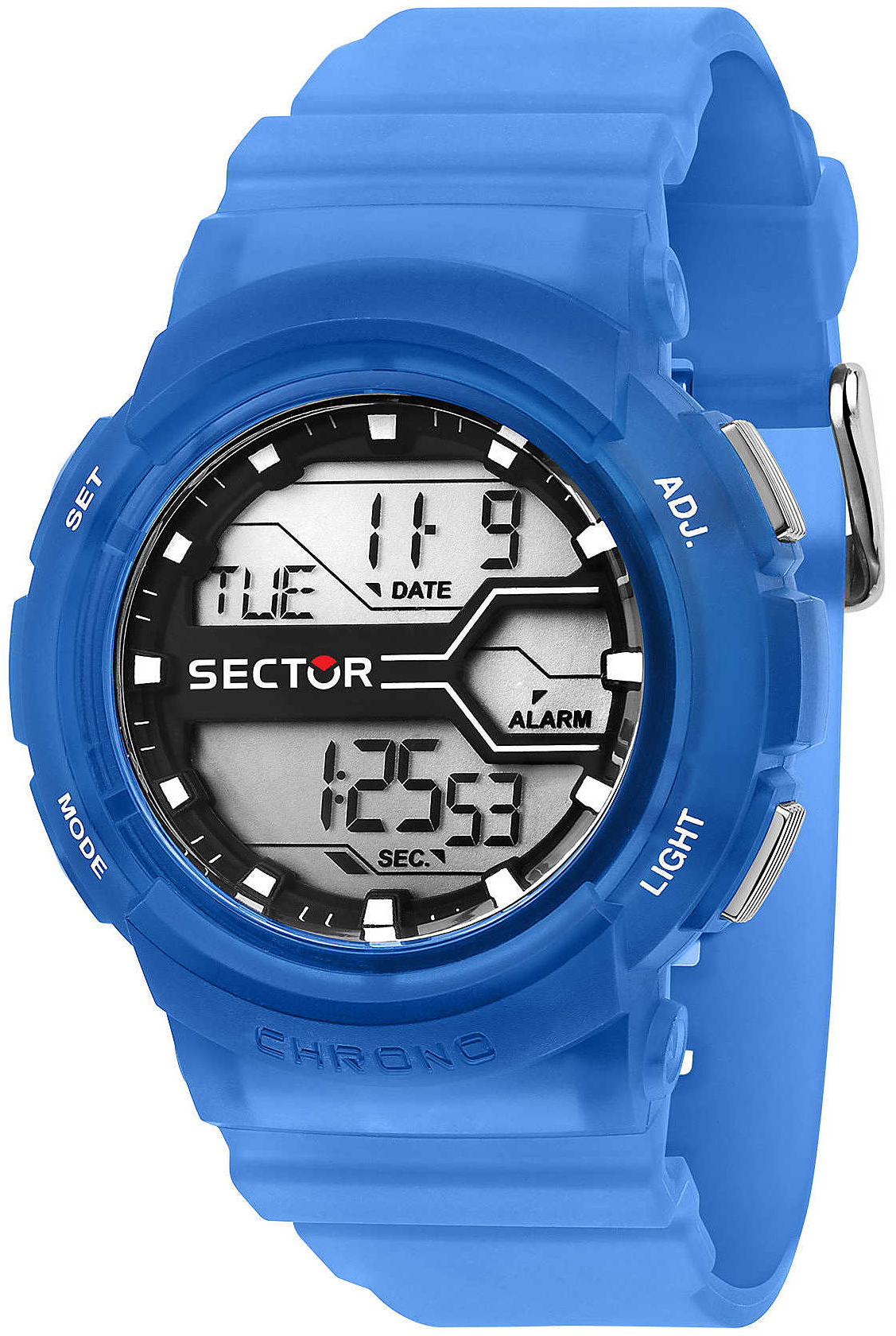 Sector Herrklocka R3251547002 LCD/Resinplast Ø44 mm - Sector