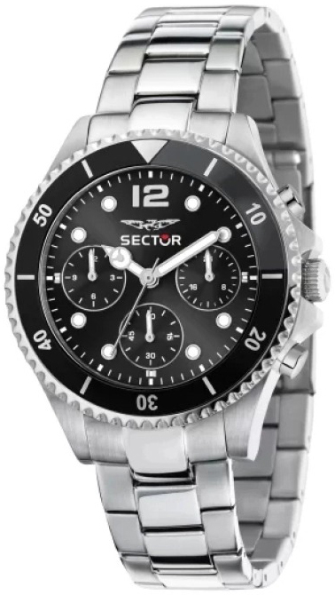 Sector 230 Herrklocka R3253161046 Svart/Stål Ø39 mm - Sector