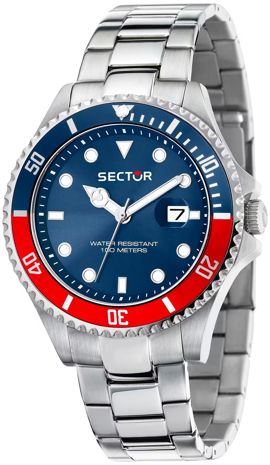 Sector 230 Herrklocka R3253161057 Bl&aring;/St&aring;l &Oslash;43 mm