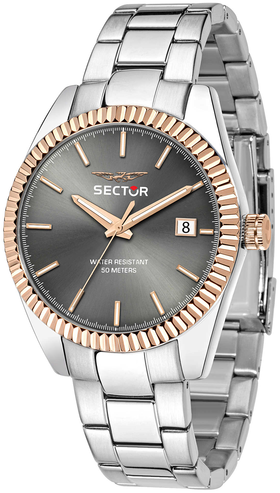 Sector 240 Herrklocka R3253240009 Grå/Stål Ø41 mm - Sector