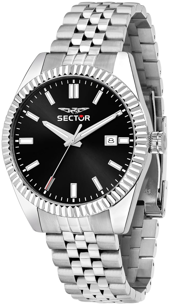 Sector 240 Herrklocka R3253240015 Svart/St&aring;l &Oslash;41 mm