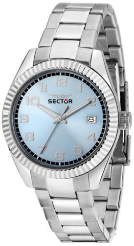 Sector 240 Herrklocka R3253240017 Bl&aring;/St&aring;l &Oslash;39 mm