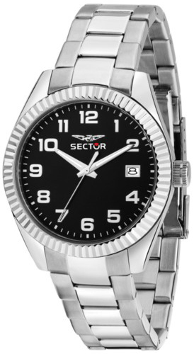Sector 240 Herrklocka R3253240018 Svart/St&aring;l &Oslash;39 mm