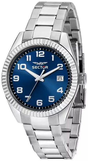 Sector 240 Herrklocka R3253240019 Bl&aring;/St&aring;l &Oslash;39 mm