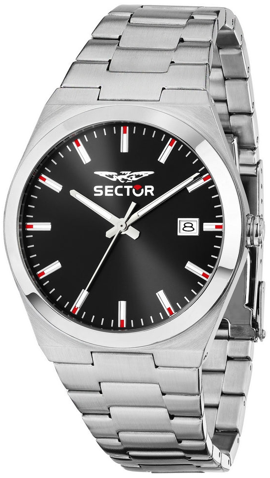 Sector Herrklocka R3253301001 C-300 Svart/St&aring;l &Oslash;40 mm