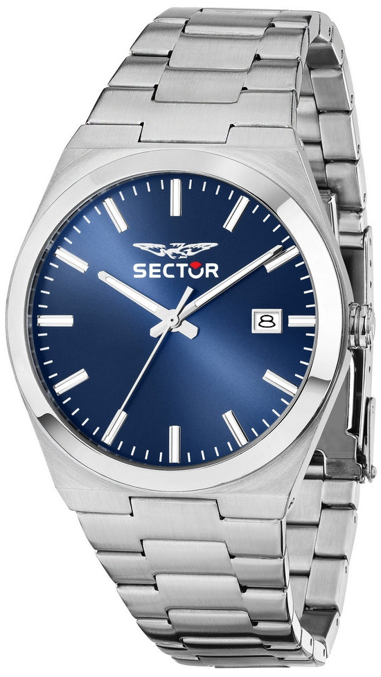 Sector Herrklocka R3253301003 C-300 Bl&aring;/St&aring;l &Oslash;40 mm