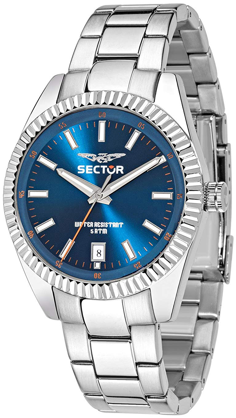 Sector Herrklocka R3253476002 Blå/Stål Ø41 mm - Sector