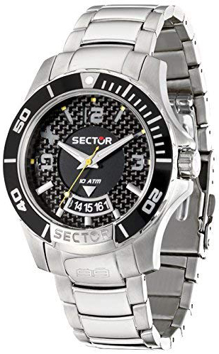 Sector Herrklocka R3253577002 Svart/Stål Ø45 mm - Sector