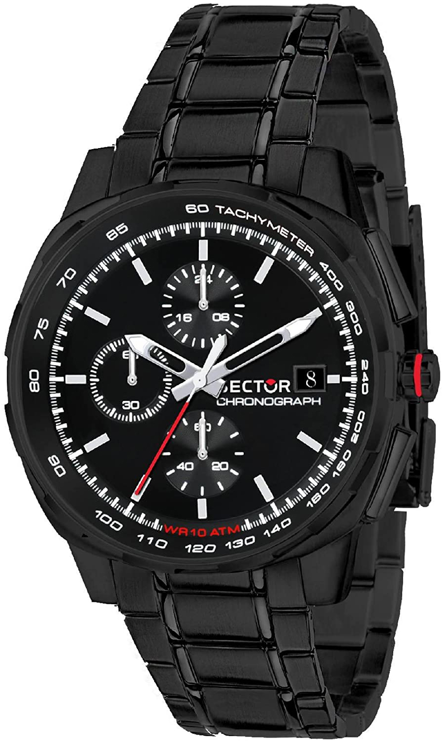 Sector Herrklocka R3273803003 Svart/Stål Ø44 mm - Sector