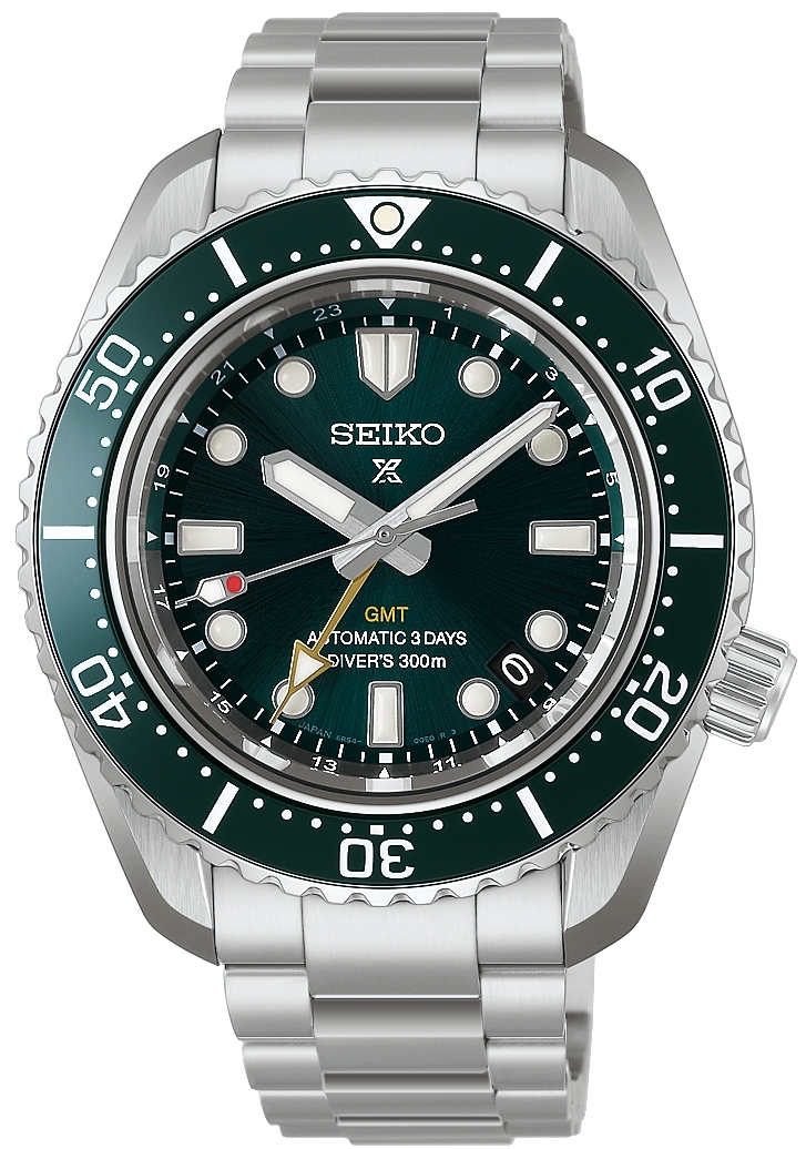 Seiko Herrklocka HBC001J1 Prospex Grön/Stål Ø42 mm