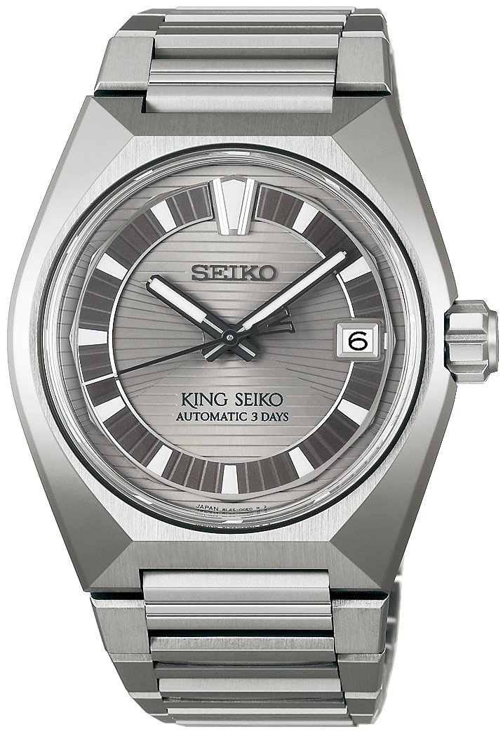 Seiko Herrklocka HKF002J1 King Grå/Titan Ø41 mm