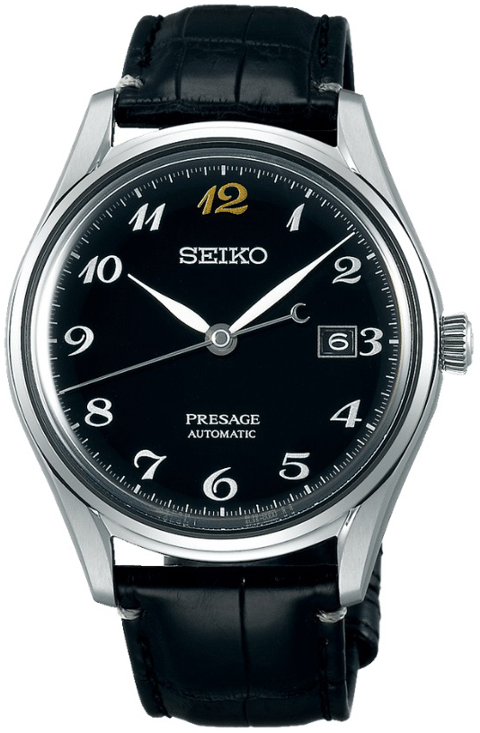 Seiko Herrklocka SJE081J1 Presage Svart/Läder Ø39.5 mm - Seiko