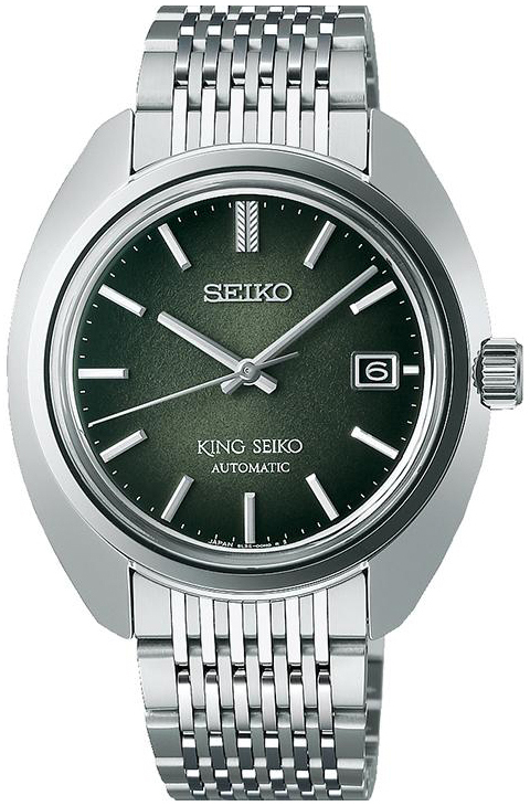 Seiko Herrklocka SJE113J1 King Grön/Stål Ø39.4 mm - Seiko
