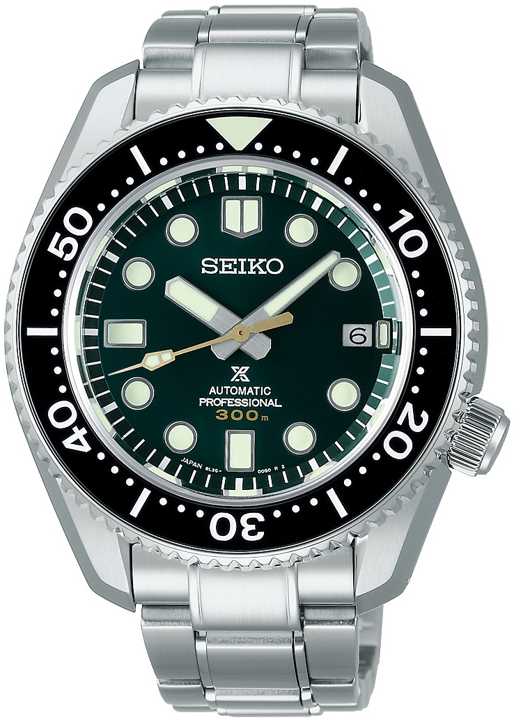 Seiko Herrklocka SLA047J1 Prospex Grön/Stål Ø44.3 mm - Seiko