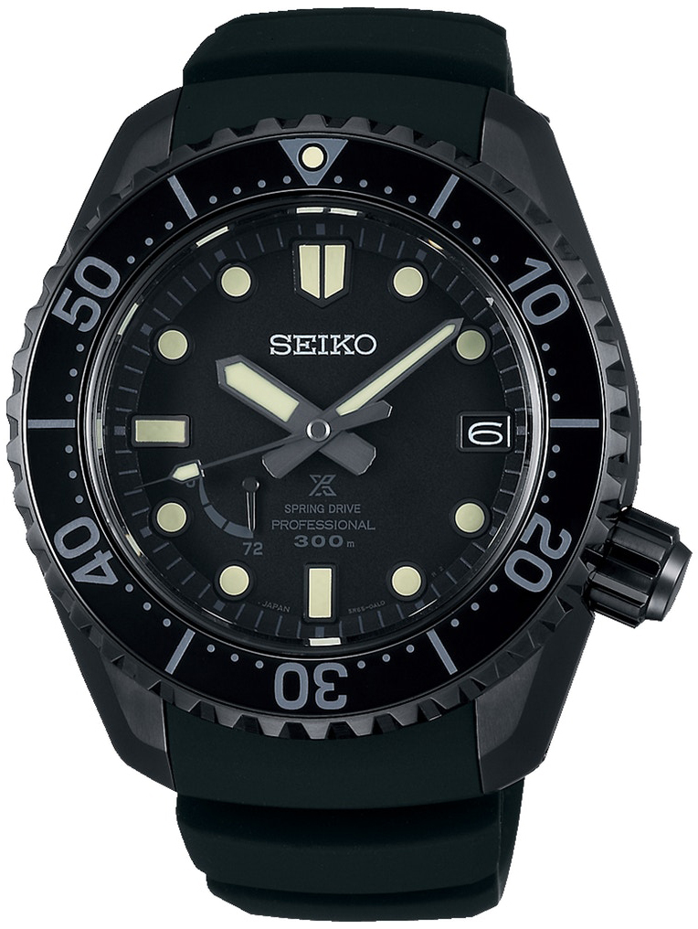 Seiko Herrklocka SNR031J1 Prospex Svart/Gummi Ø44.8 mm - Seiko