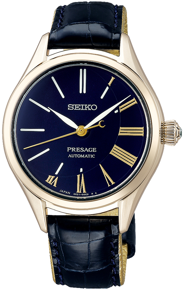 Seiko Damklocka SPB236J1 Presage Blå/Läder Ø34.3 mm - Seiko