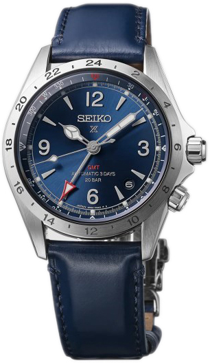 Seiko Herrklocka SPB377J1 Prospex Blå/Läder Ø39.5 mm - Seiko