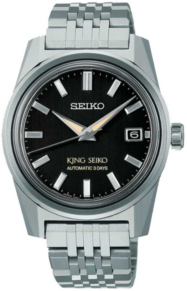 Seiko Herrklocka SPB387J1 King Svart/Stål Ø38.3 mm - Seiko
