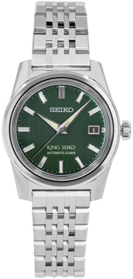 Seiko Herrklocka SPB391J1 King Grön/Stål Ø38.3 mm - Seiko